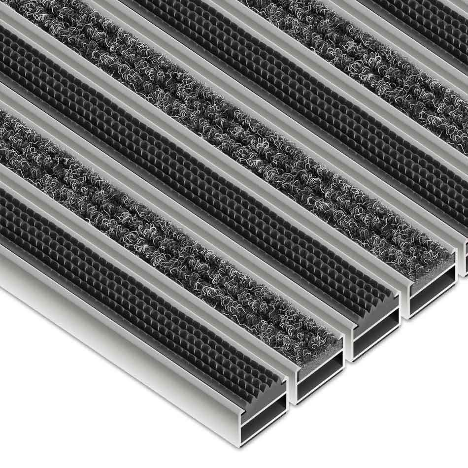 aluminium-fussmatte-mit-textil-gummieinlage-clean-ryps-rubber-50-x-80-cm.jpg City Ryps-Rubber 80x60 – Bild 1